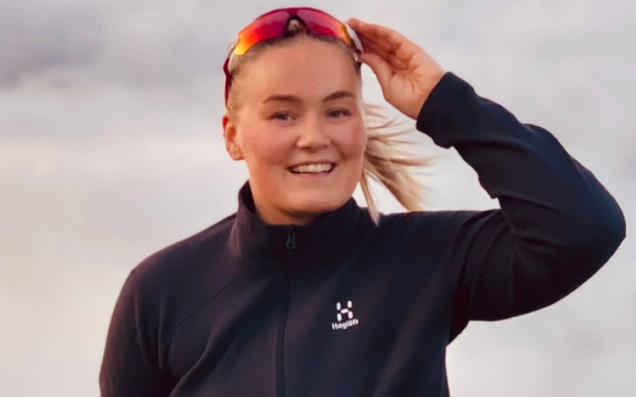 – Veldig kjekt at det er jeg som sørget for at dere har nådd medlem nummer 10.000, sier Caroline Hoseth. Foto: Privat