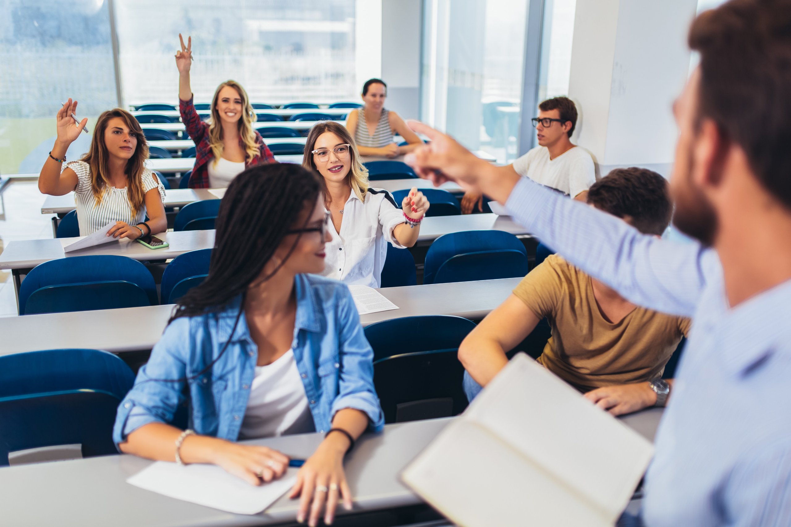 Fyr løs med spørsmål under fagdagene! Foto: AdobeStock