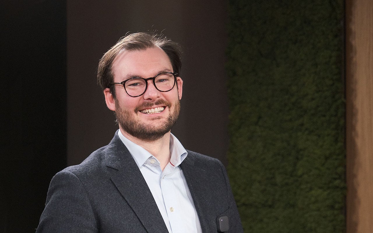 Aleksander Hammer Hatteland er del av kryptoteamet til Aider. Hør han snakke om kryptovaluta og hvordan kryptoteamet jobber med kunder i Regnskap Norge-podden. Foto: Regnskap Norge